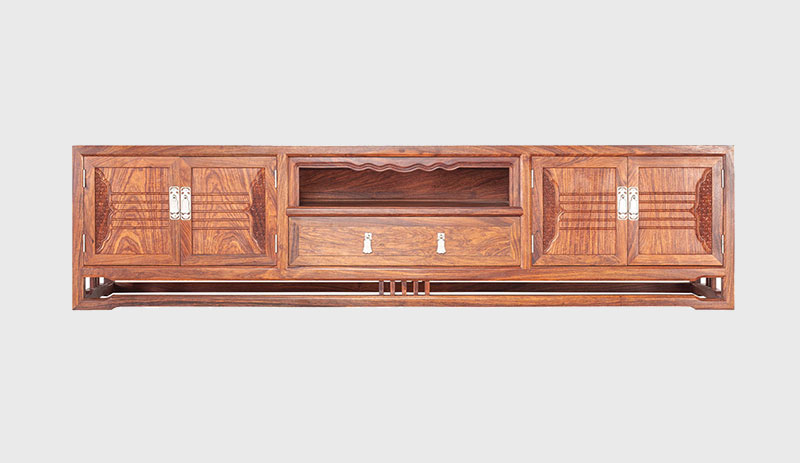 三沙刺猬紫檀电视柜低柜现代中式全实木电视柜客厅高低柜